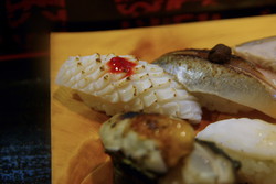 〆秋刀魚と烏賊