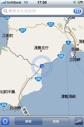 函館を過ぎて津軽海峡線に乗って青函トンネルへ。個々までですでに５時間経過という画像